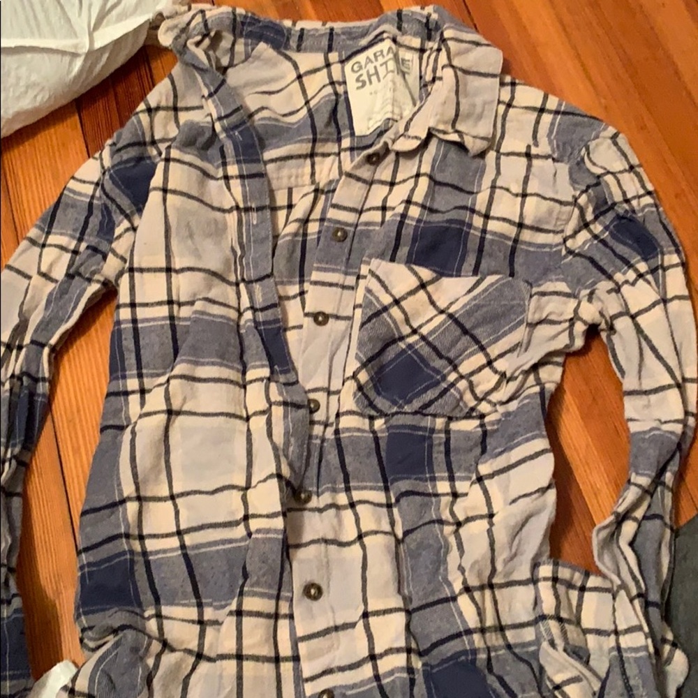 Blue flannel